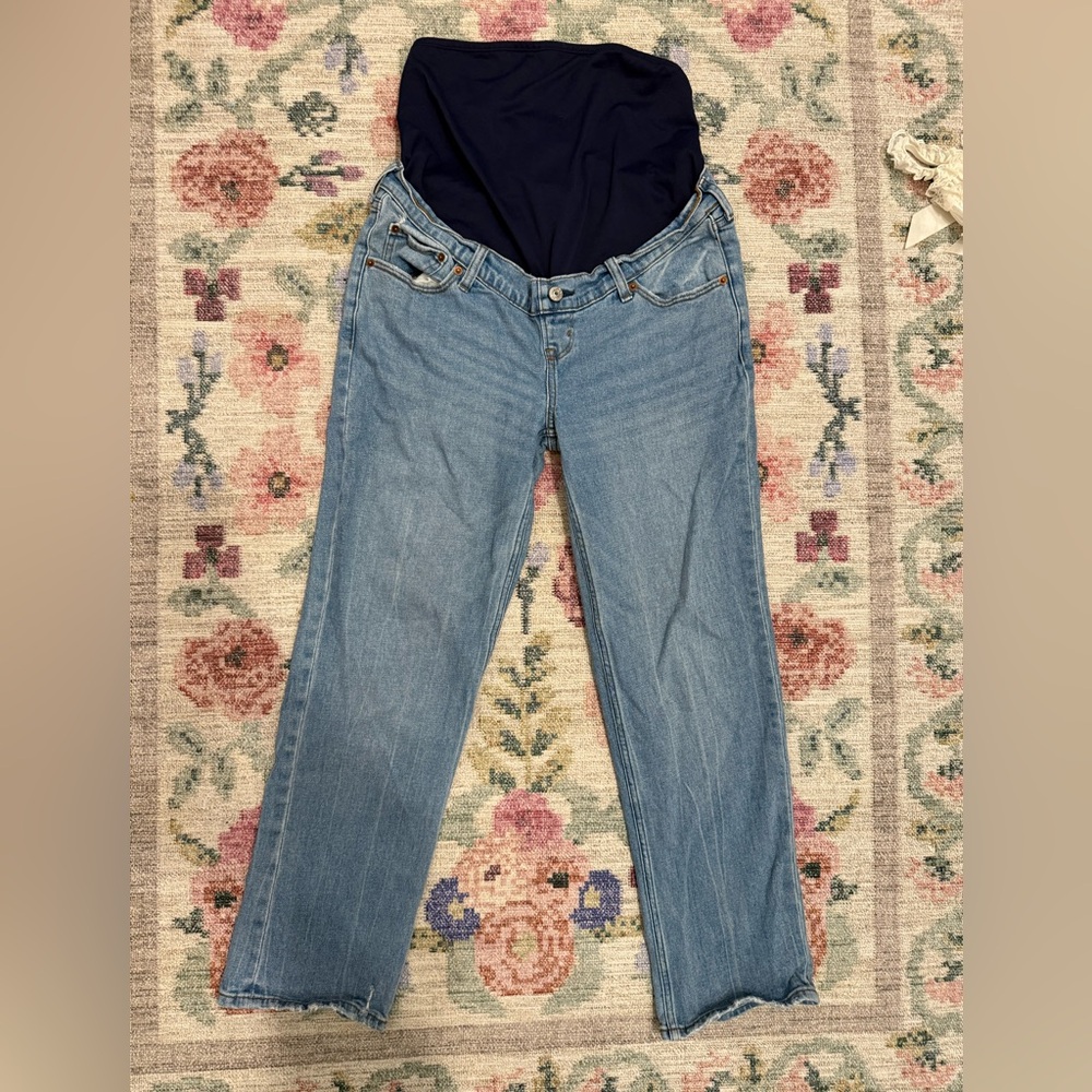 Abercrombie & Fitch Women's Maternity 90s Straight Jean